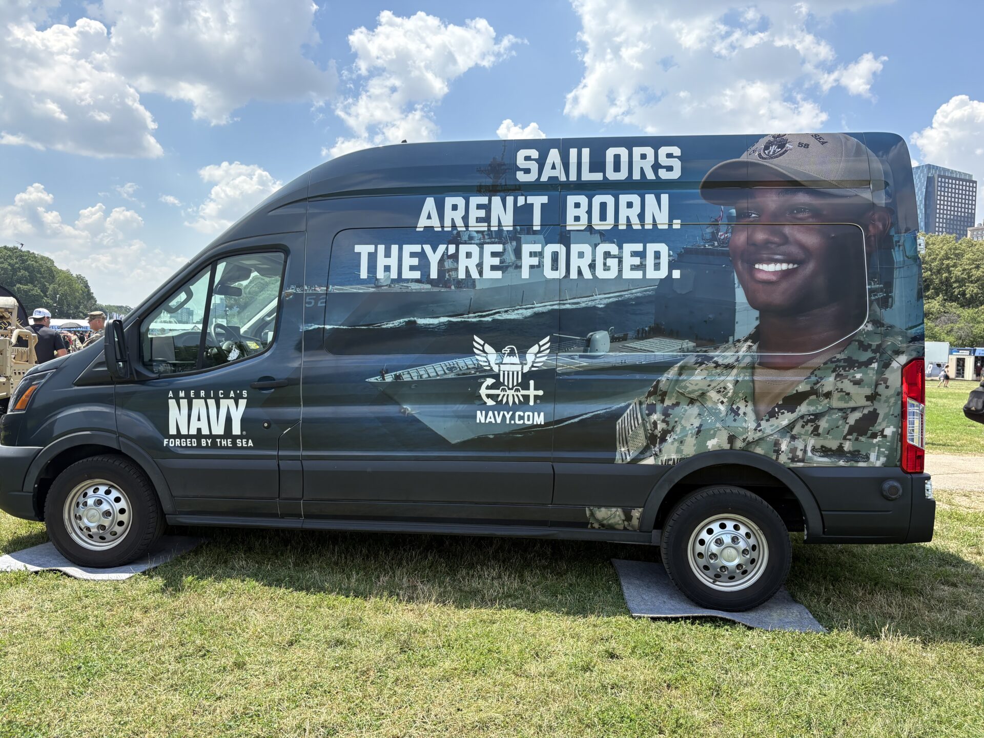 Navy Van